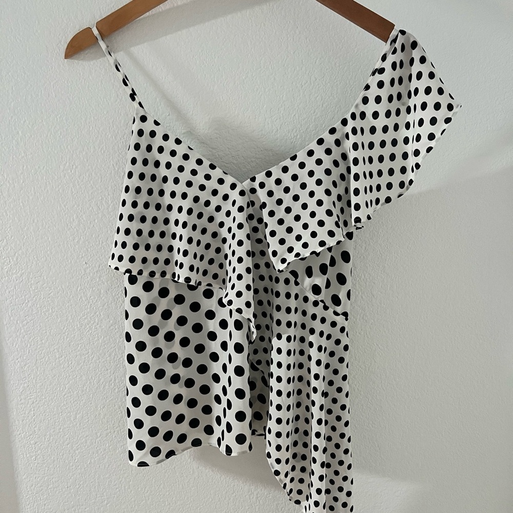 Like new Express Polka Dot Off-Shoulder Top